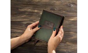 Кожаные обложки для книг с закладкой
